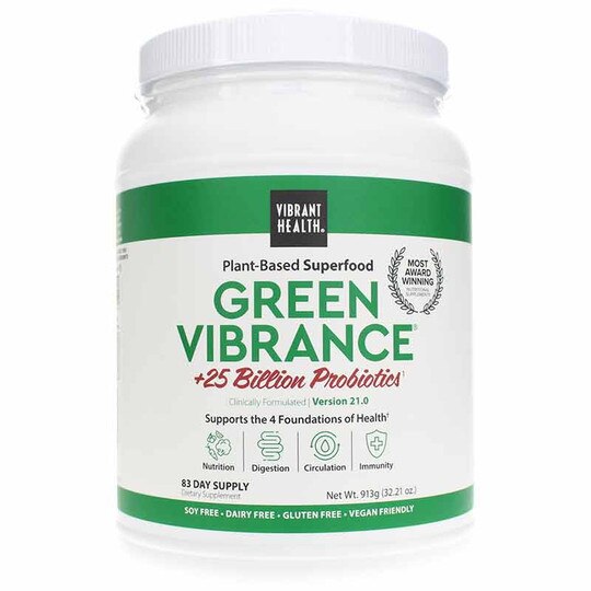Green Vibrance Plant-Based Superfood Powder, VBH